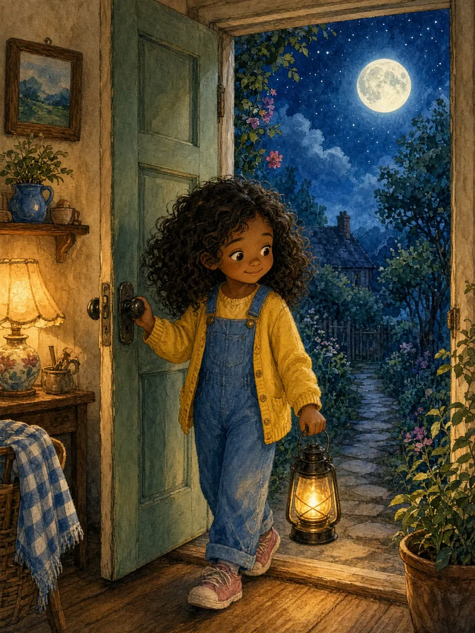 Luna in “Luna and the Moon Garden”